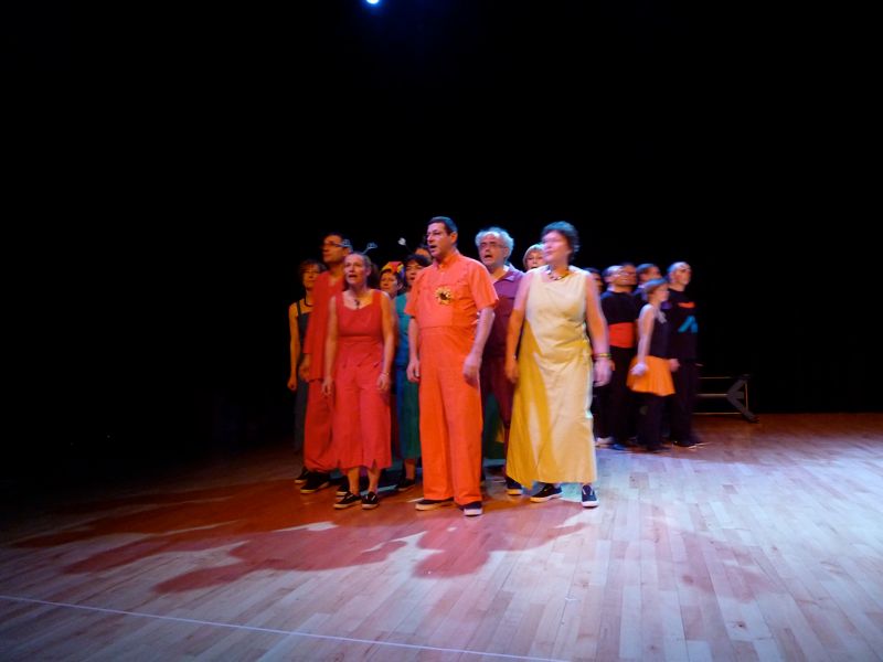 entrée des chanteurs