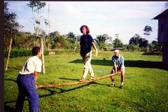 une barre russe improvis&eacute;e