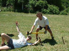 pas sur la t&ecirc;te